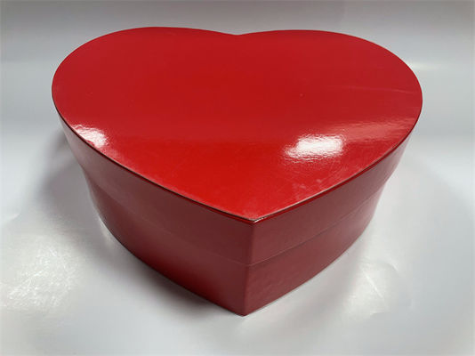 Стеклянная поверхность бумажная коробка для сувениров в форме сердца