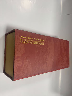 Двуугольная винная коробка роскошные коробки для хранения вина картон