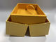 CMYK / Pantone печать складная бумажная коробка жёлтый прямоугольник картонная коробка