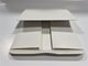 Белая упаковочная коробка с рельефным изображением CMYK печать белые картонные подарочные коробки